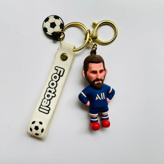 Messi Blue Keychain