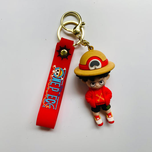 Luffy Red Keychain