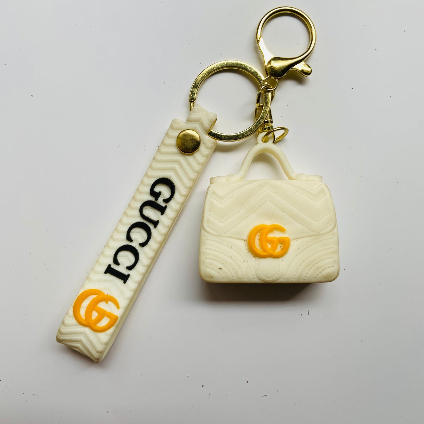 White Bag Keychain