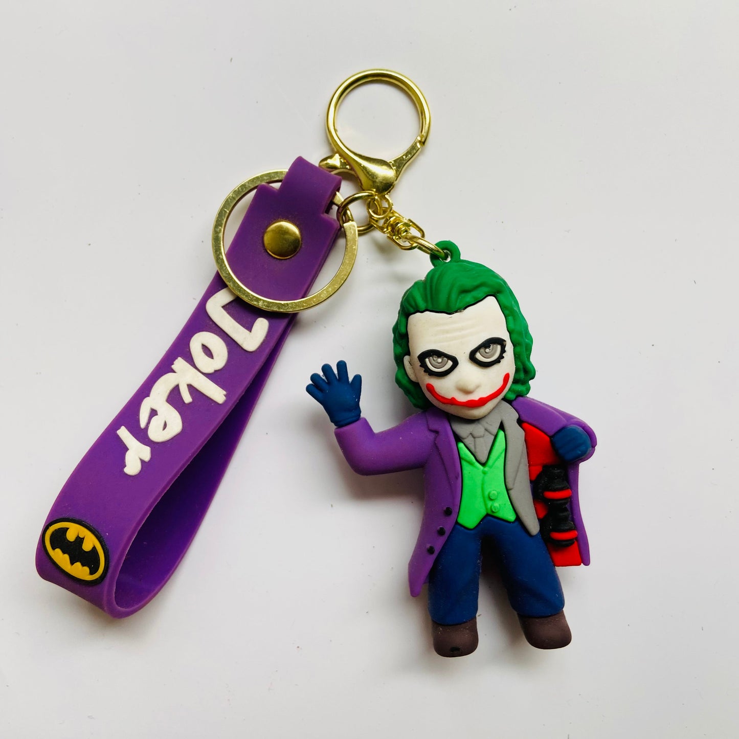 Purple Joker Keychain