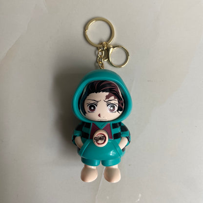 Tanjiro Kamado Face Changing Keychain