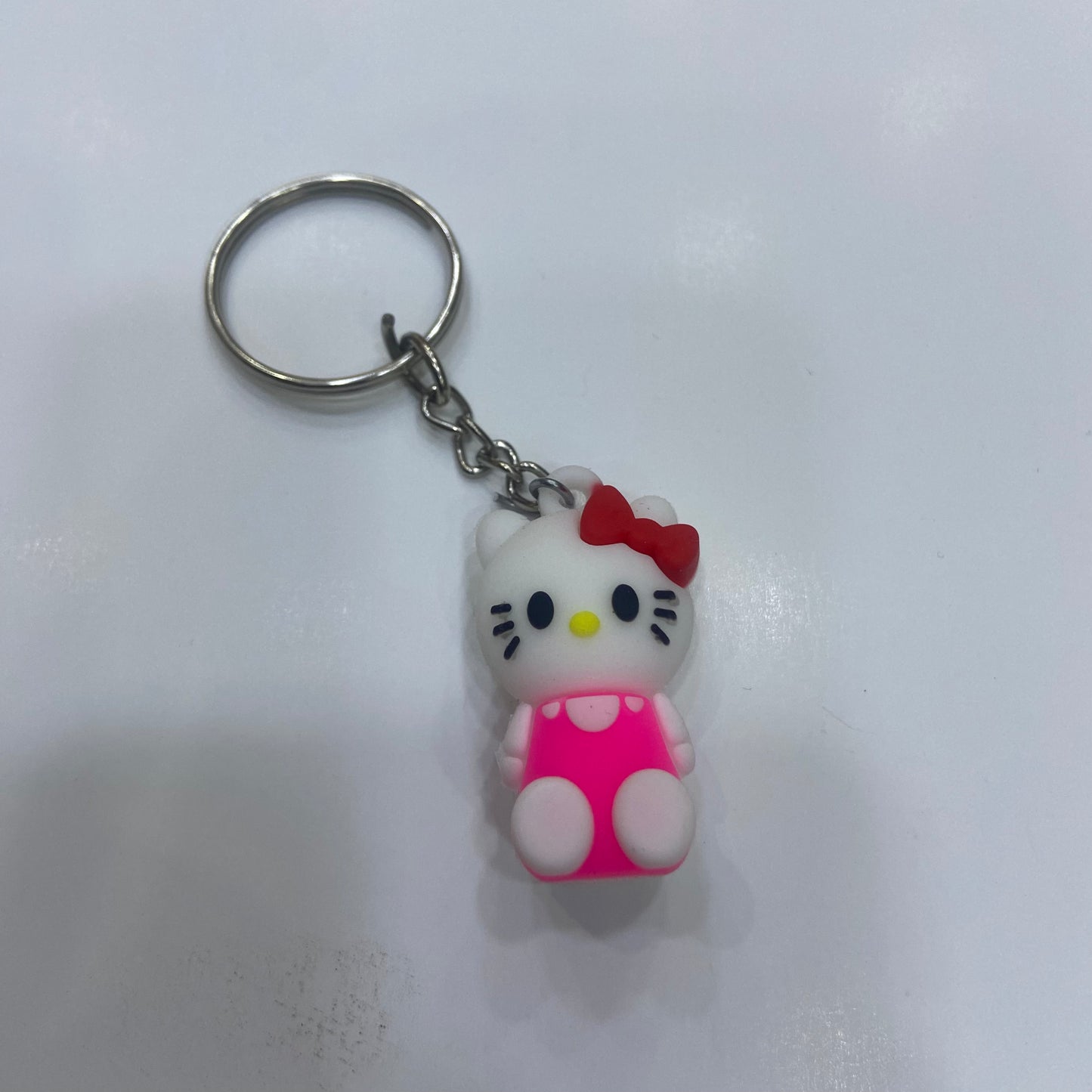 Pink Kitty Keychain