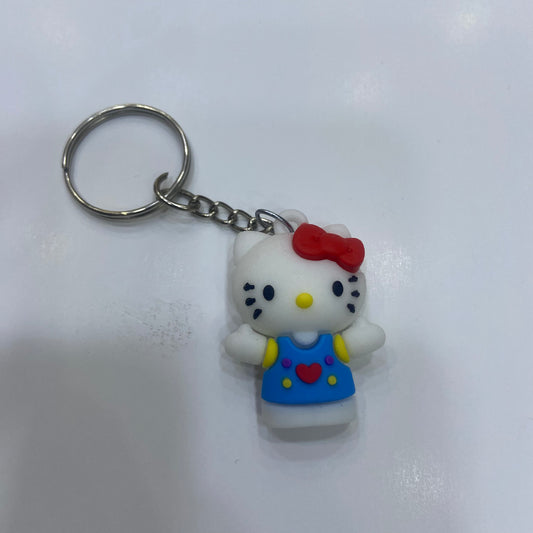 Blue Kitty Keychain