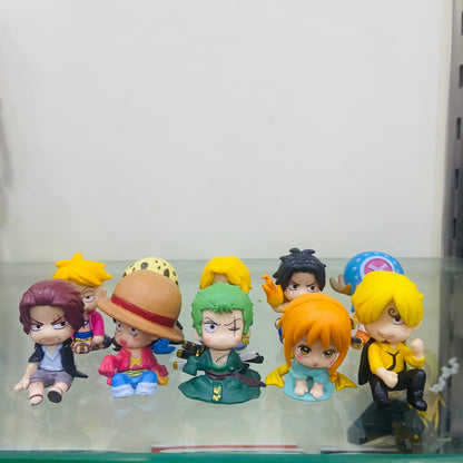 One Piece Action Figure Set of 10