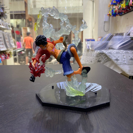 Luffy Punching Action Figure