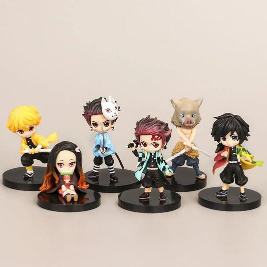 Demon Slayer Mini Action Figure Set