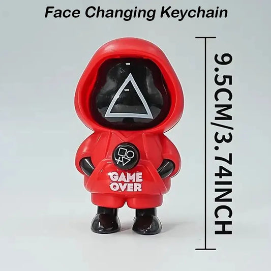Squid Game Face Changing Keychain