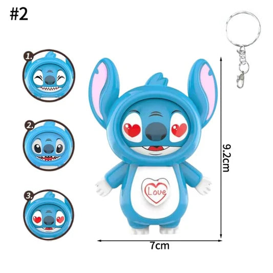 Stitch Face Changing Keychain