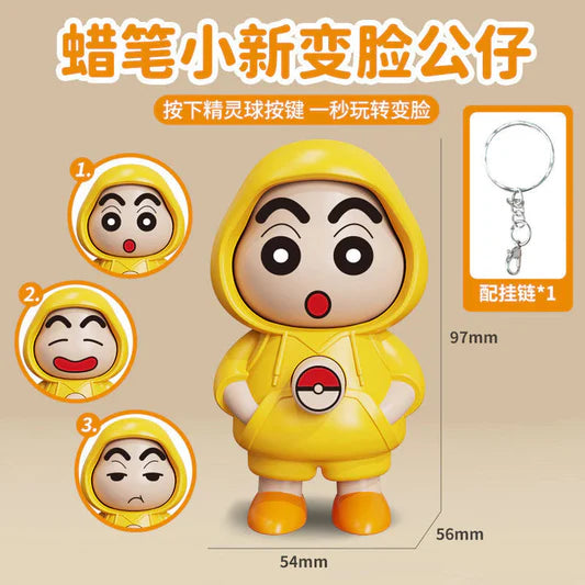 Shinchan Face Changing Keychain